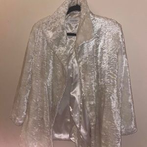 Calvin Klein fake fur jacket